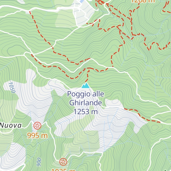 Map of Poggio alle Ghirlande