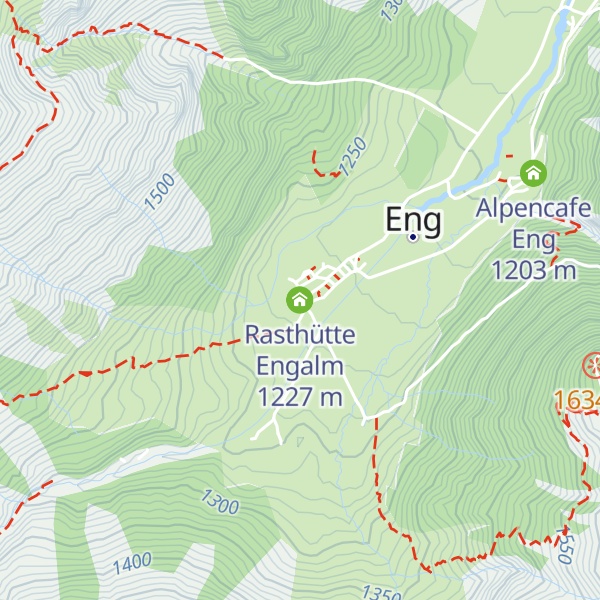 Map of Rasthütte Engalm