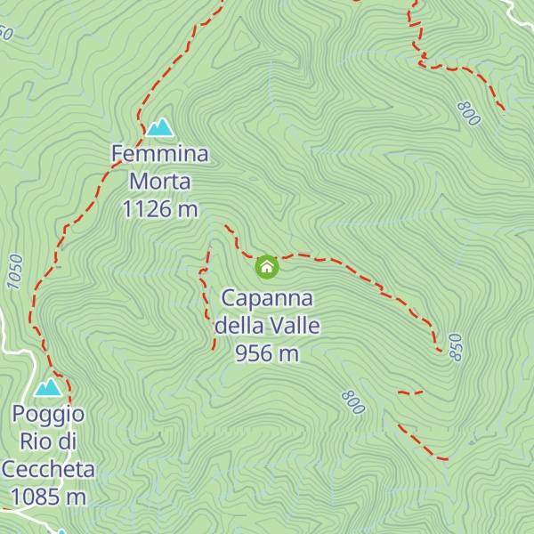 Map of Capanna della Valle