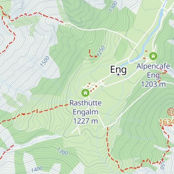 Map of Moarhütte