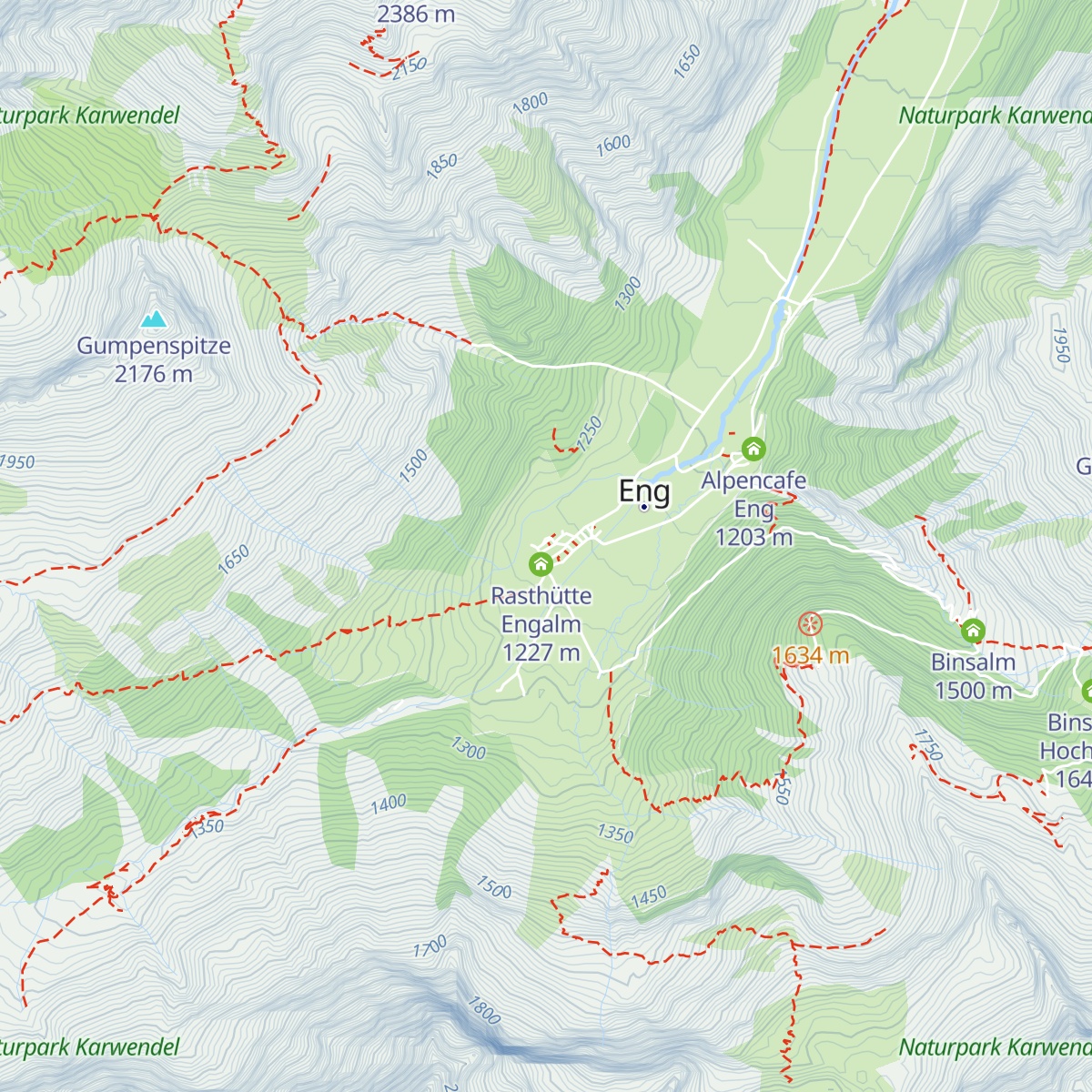 Moarhütte map