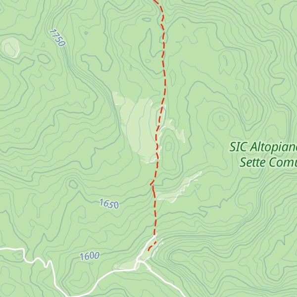 Map of Malga Fossetta