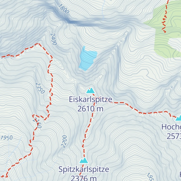 Map of Eiskarlspitze
