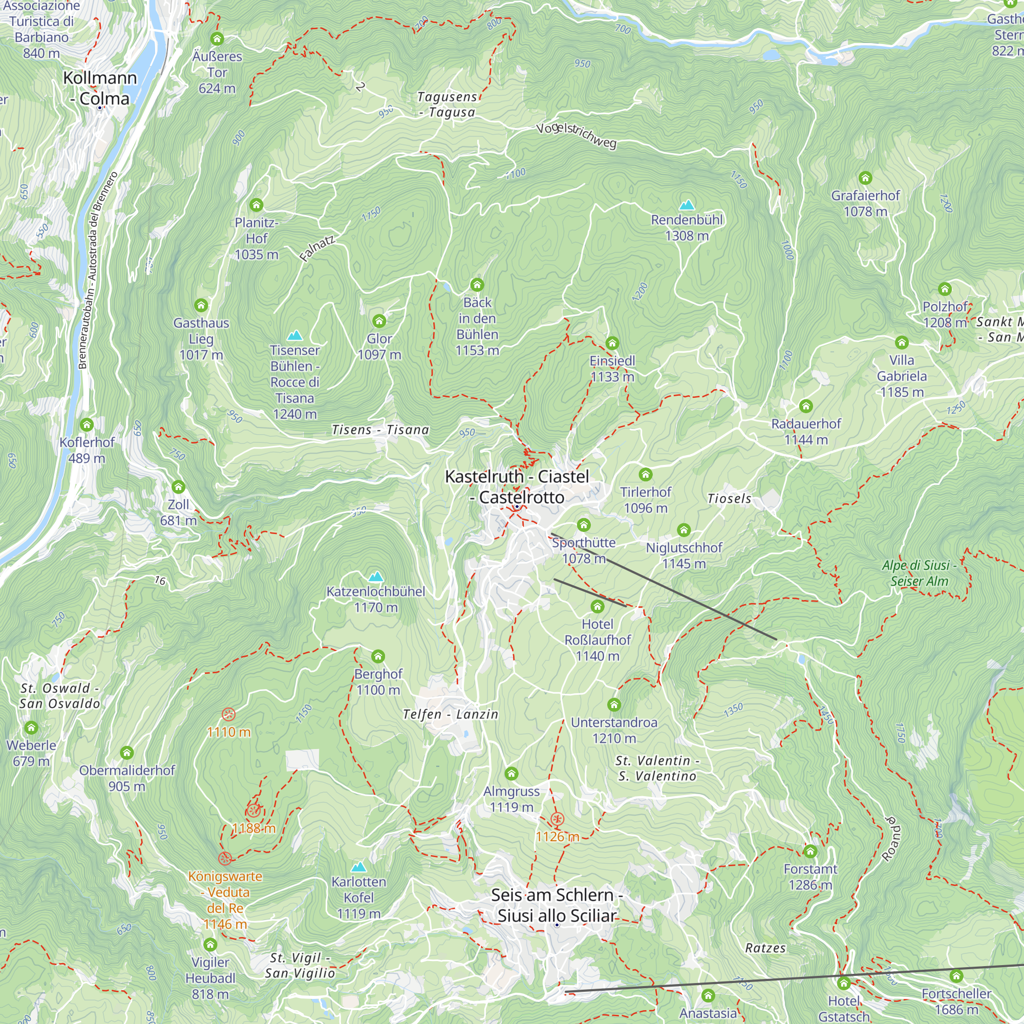 Tourist Information map