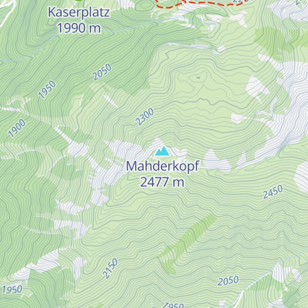 Map of Weiße Geiß - Punta di Caprabianca