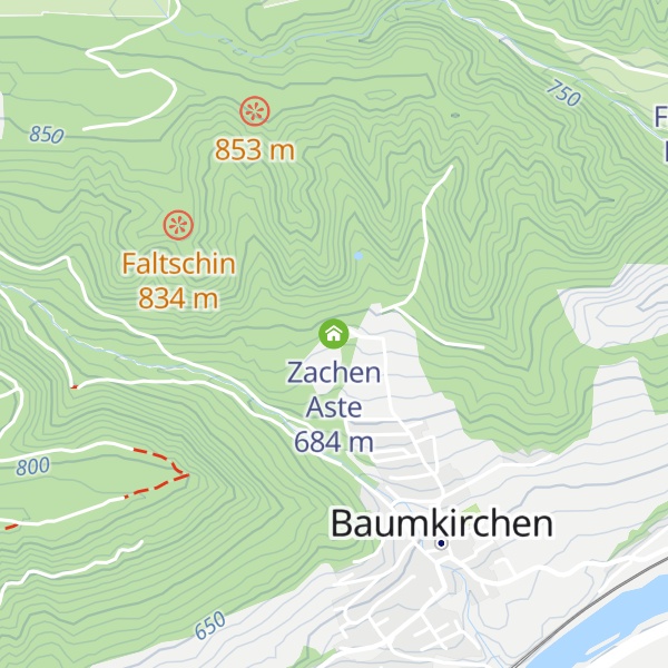 Map of Zachen Aste