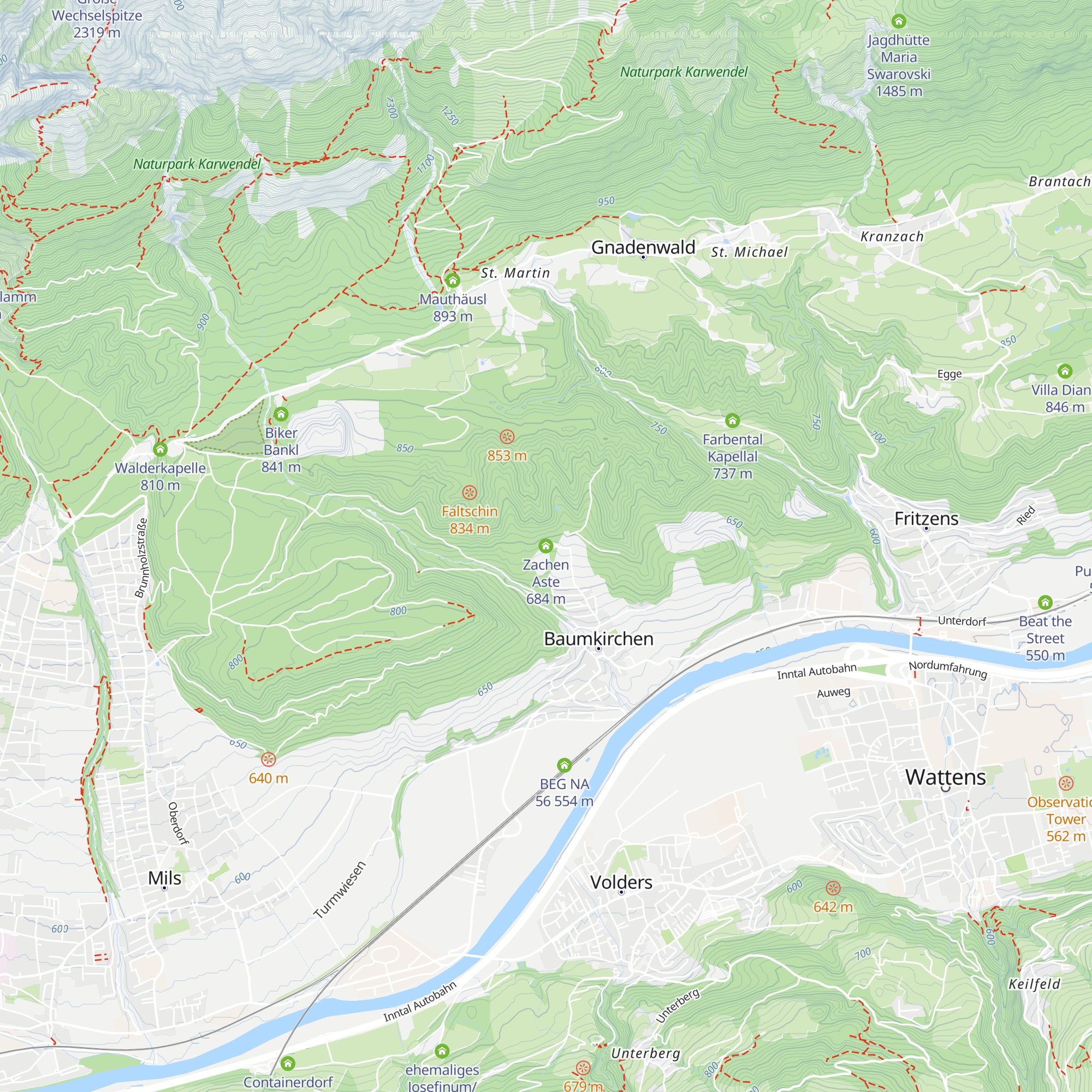 Zachen Aste map