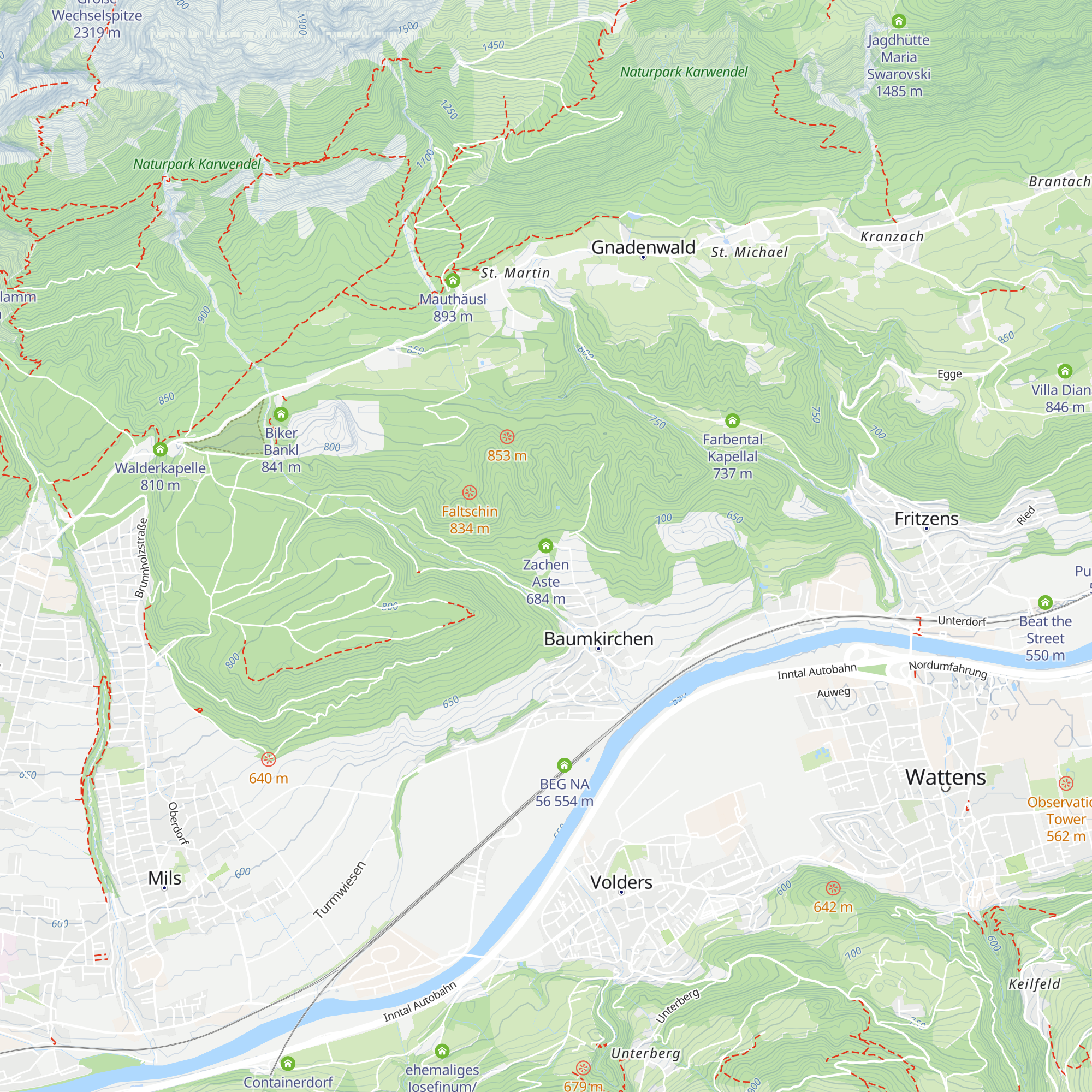 Zachen Aste map