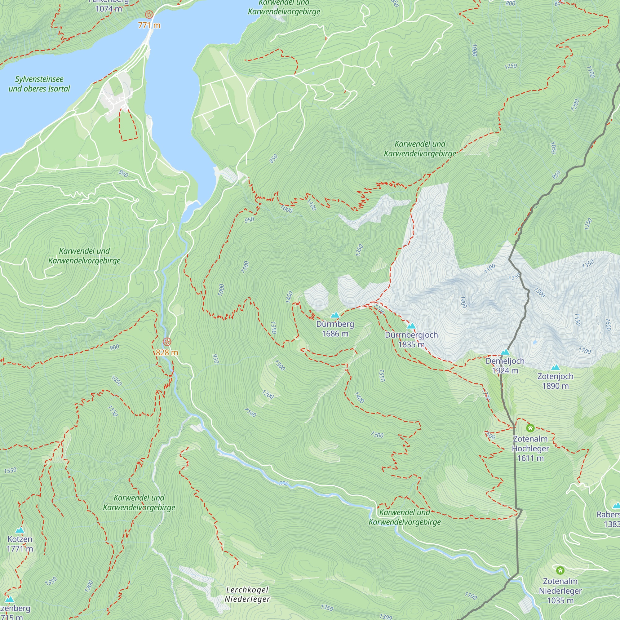 Spitzhäusl map