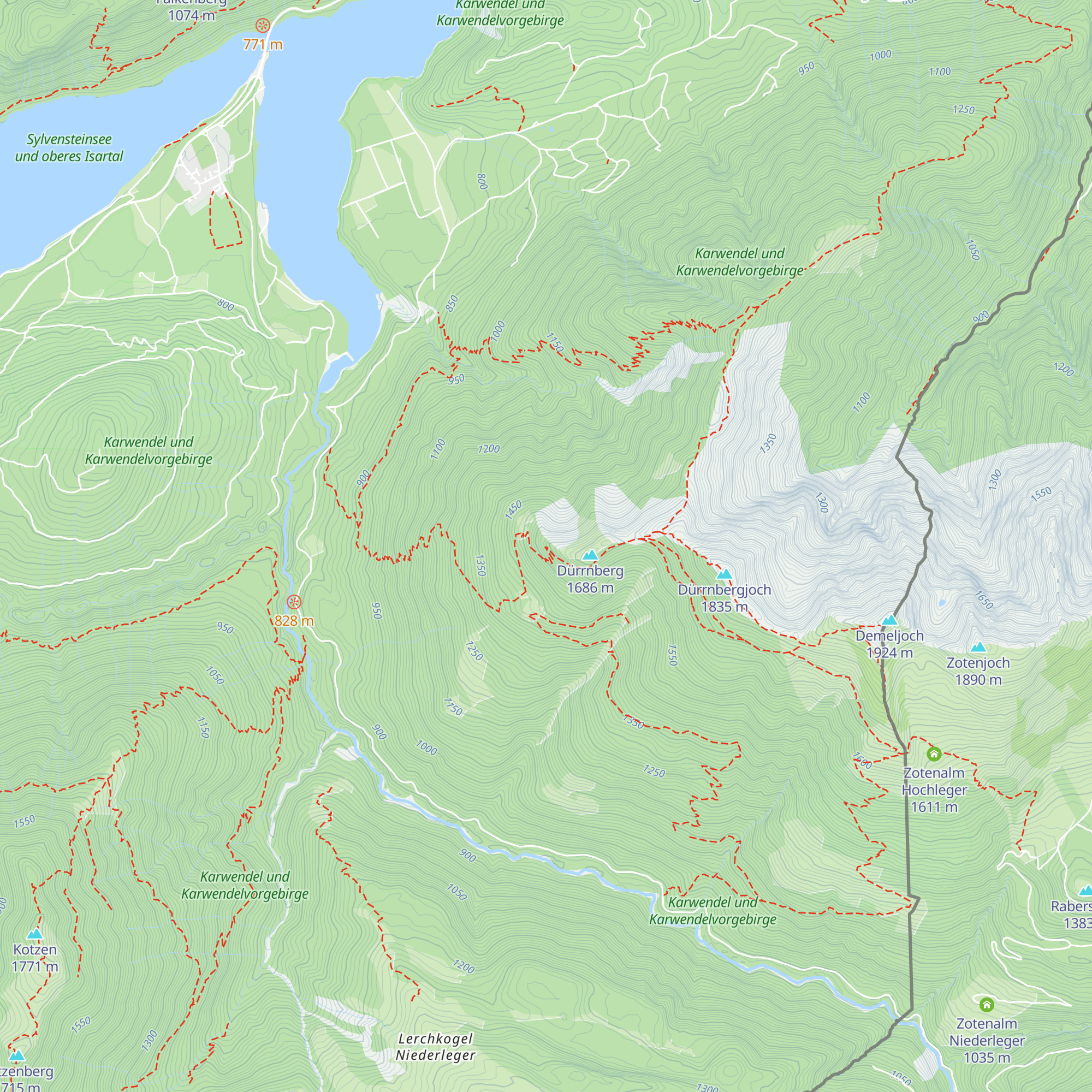 Spitzhäusl map
