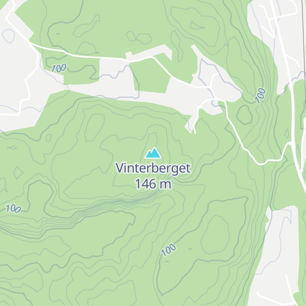 Map of Vinterberget