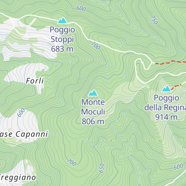 Map of Monte Moculi
