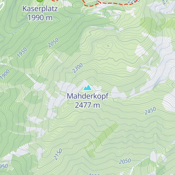 Map of Mahderkopf