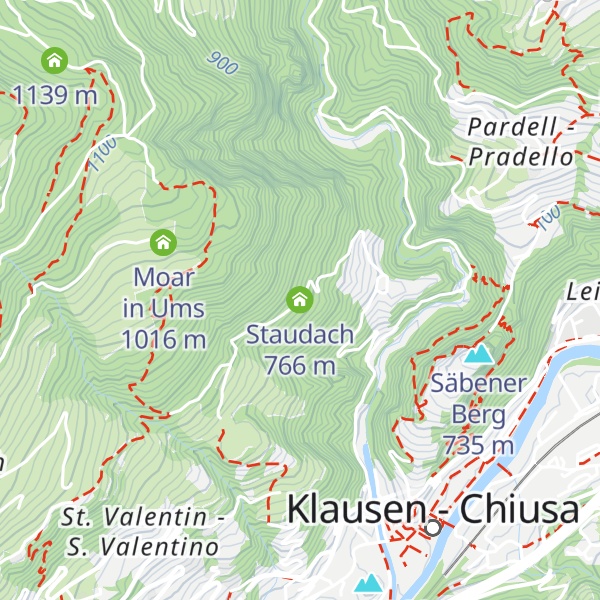 Map of Staudach