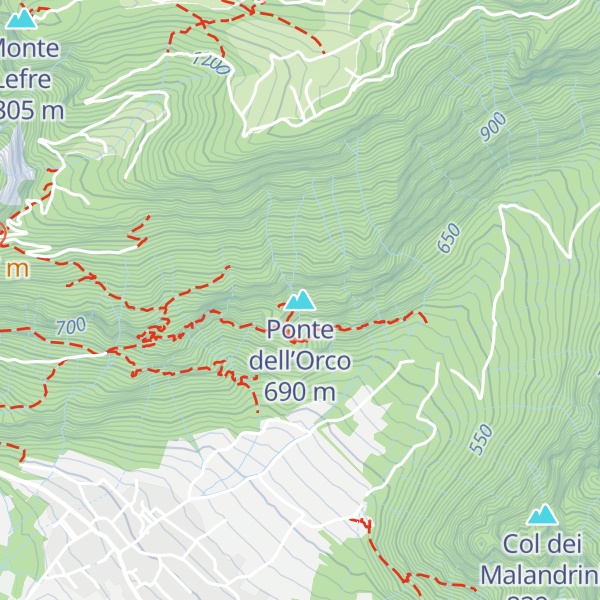 Map of Ponte dell’Orco