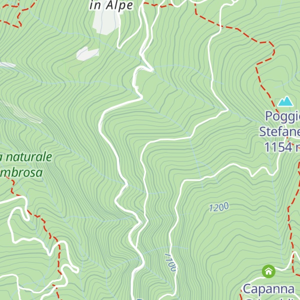 Map of Capanna Massa al Monte
