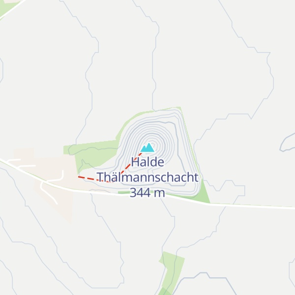 Map of Halde Thälmannschacht