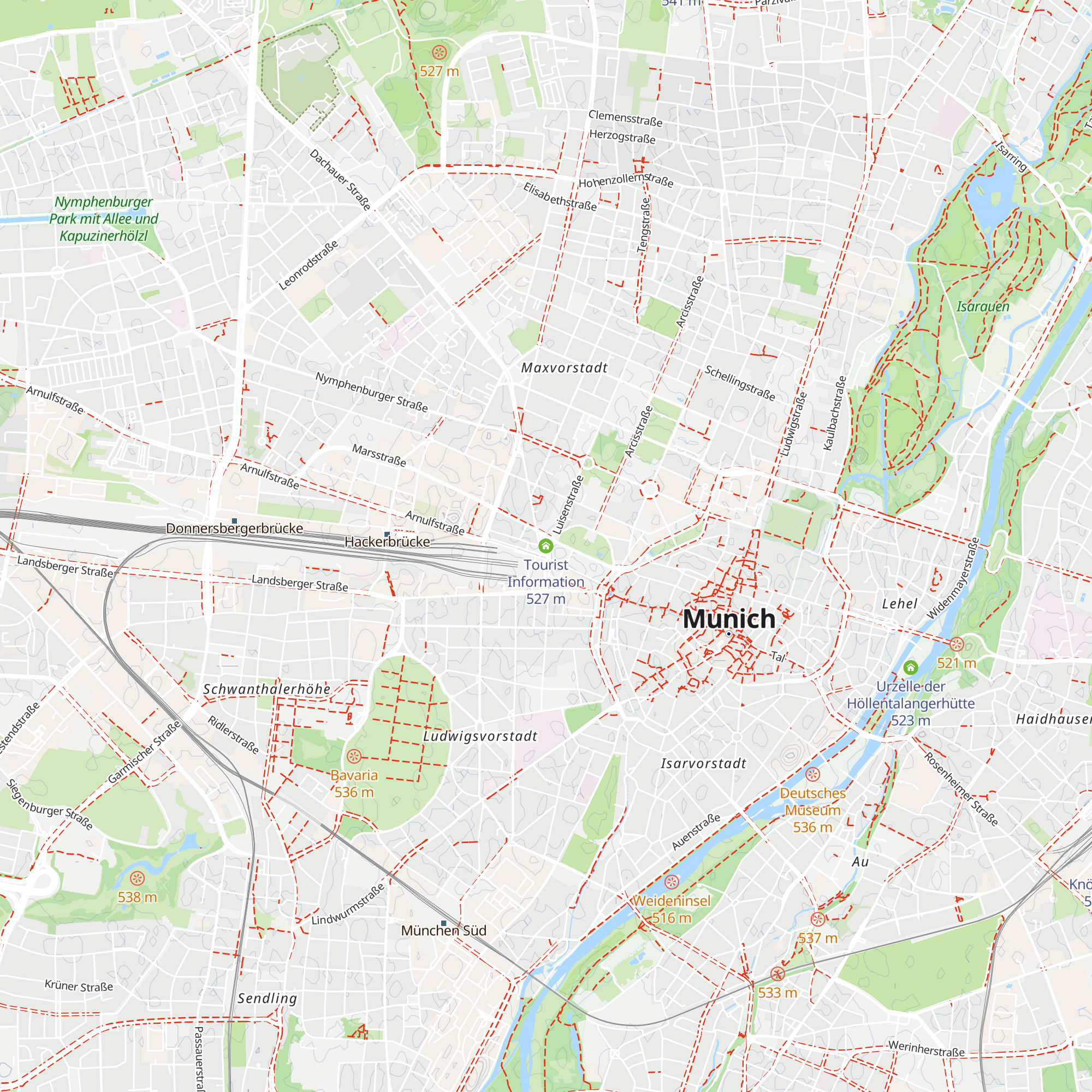 Tourist Information map