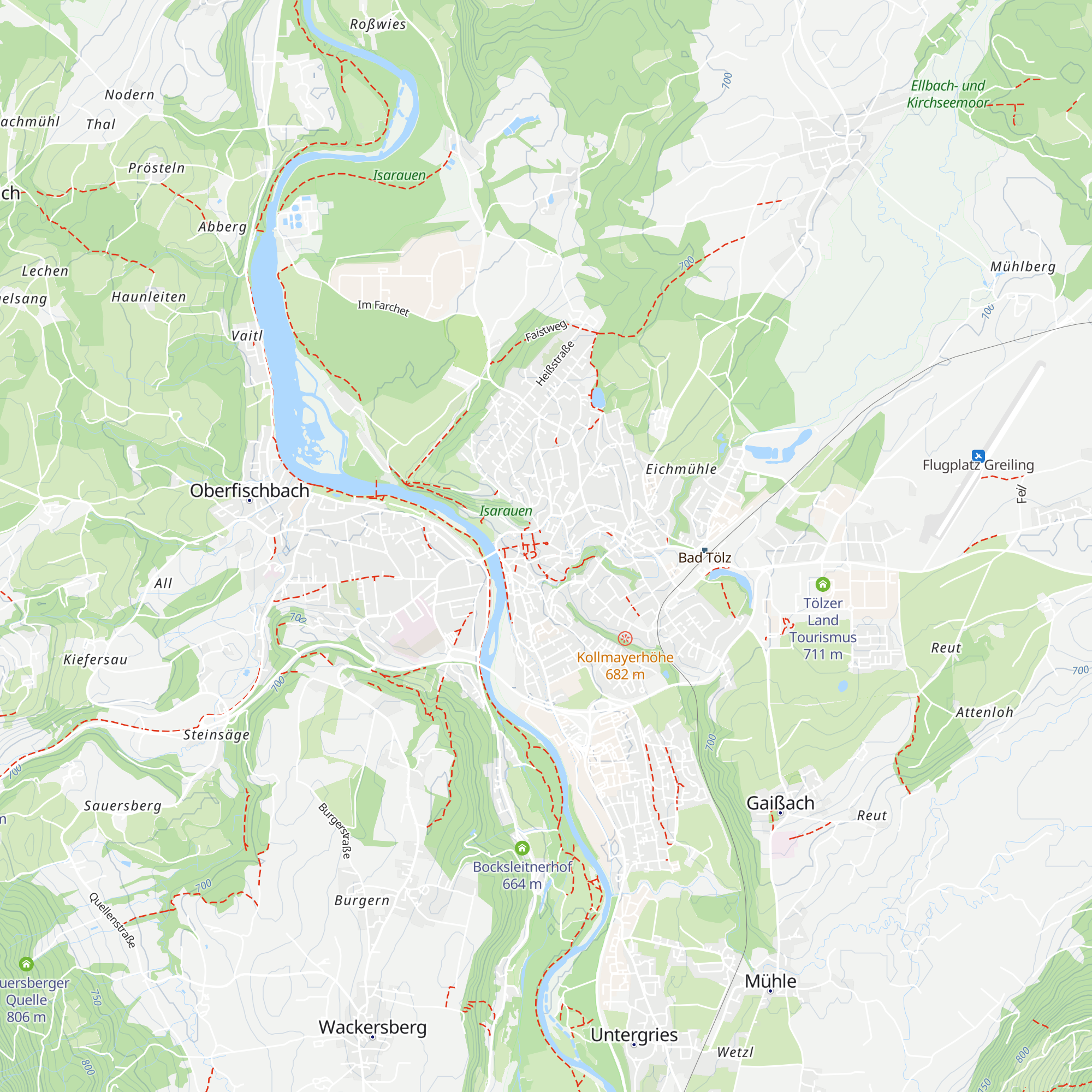 Tourismusbüro Bad Tölz map
