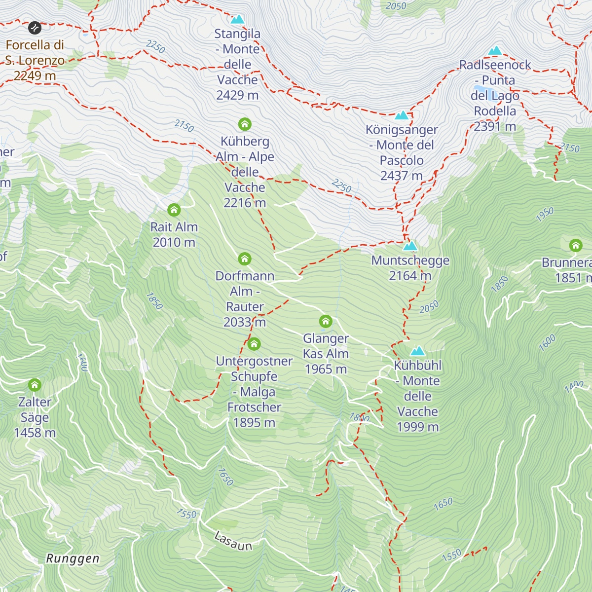 Brugger-Schupfe map