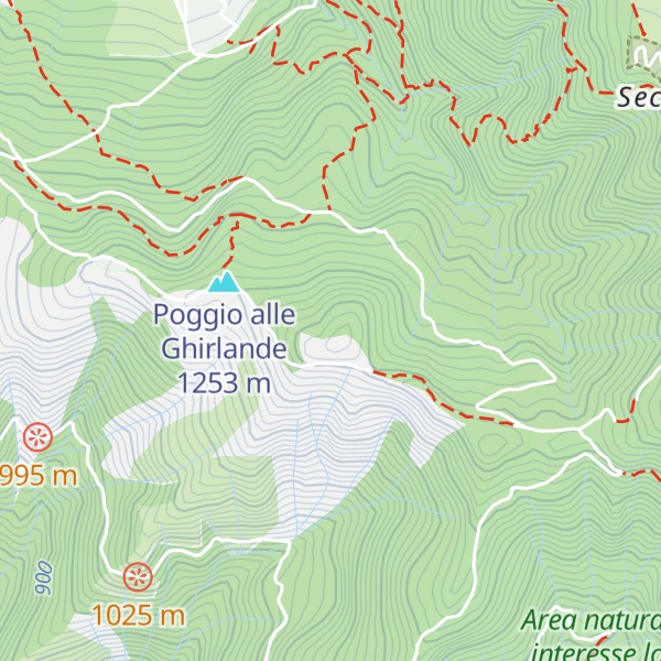Map of M. Cuccuruzzo