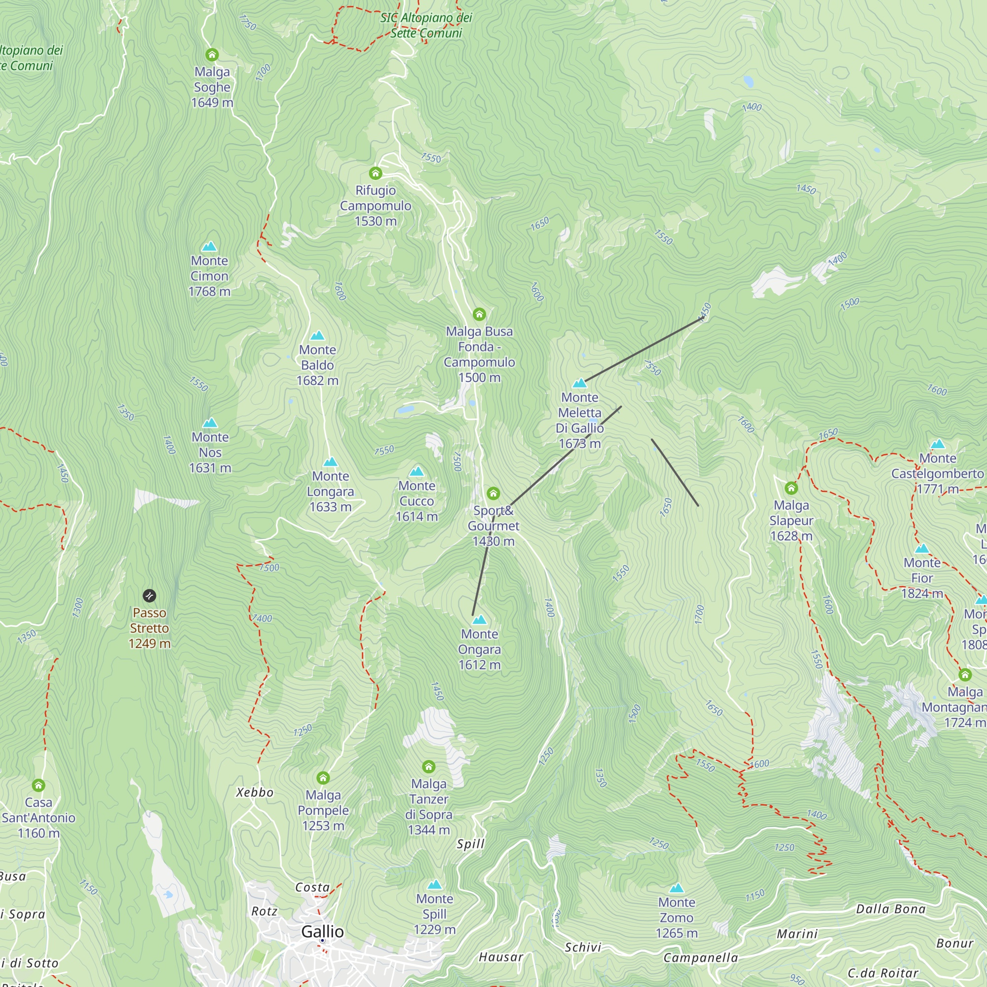 Sport&Gourmet map