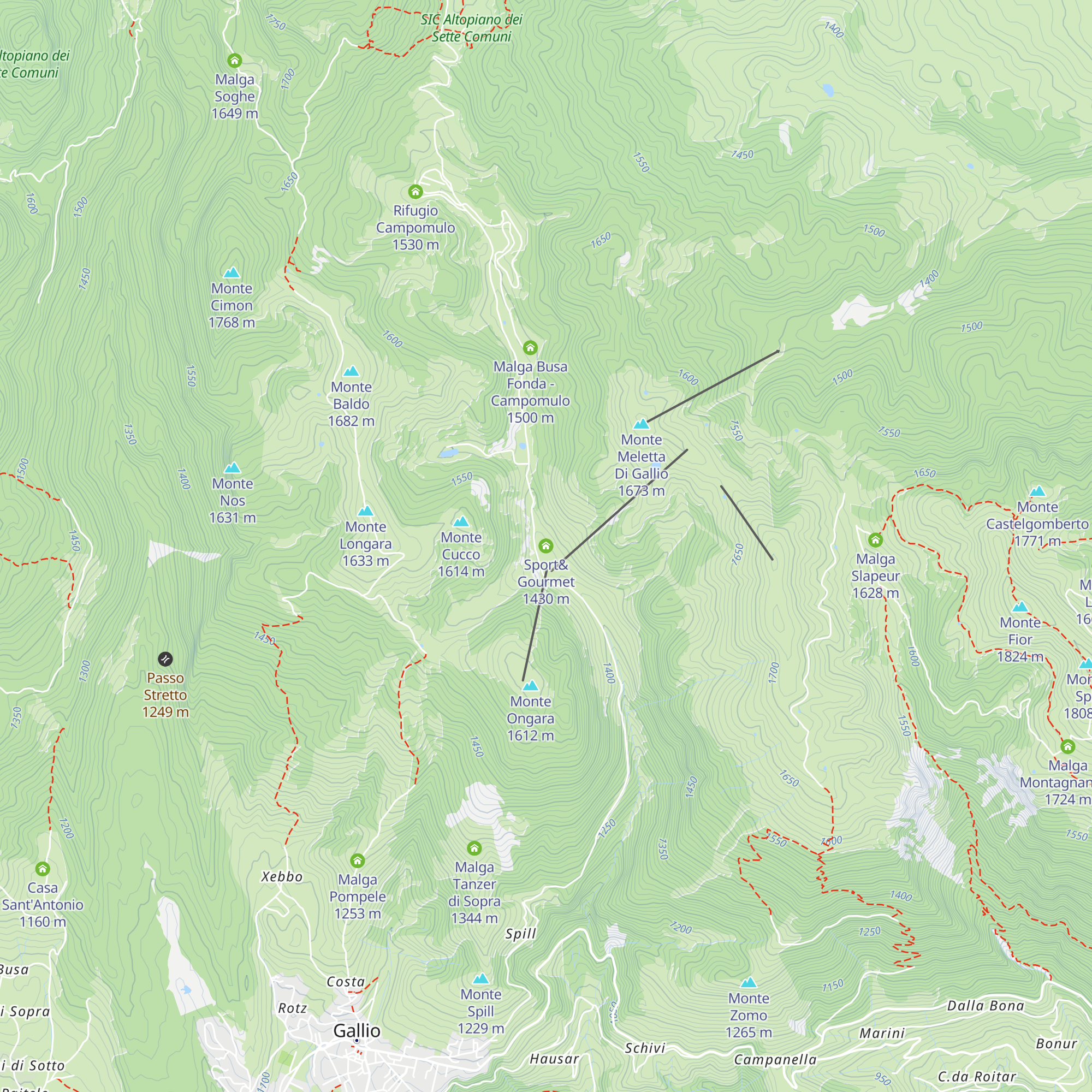 Sport&Gourmet map