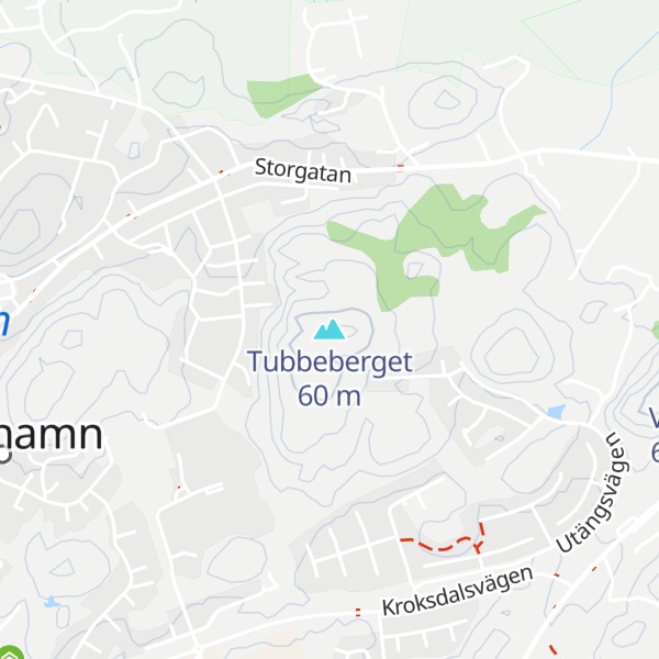 Map of Tubbeberget