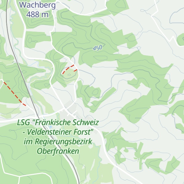 Map of Hühnerberg