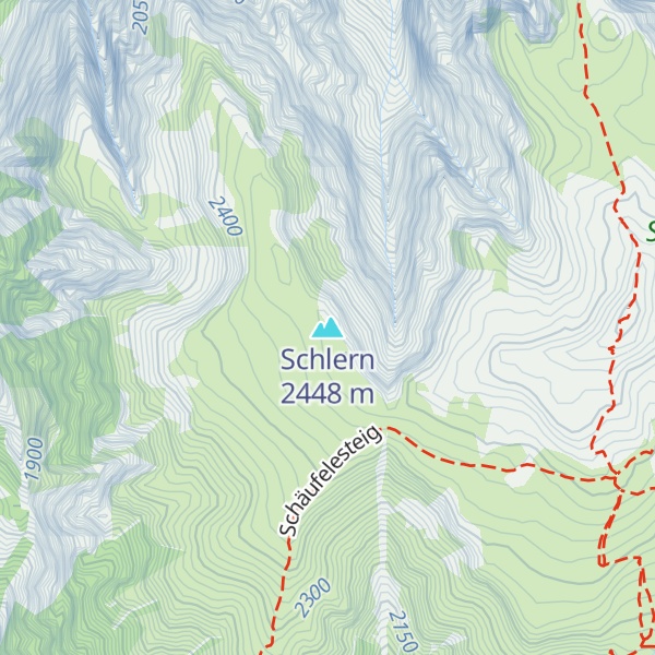 Map of Schlern
