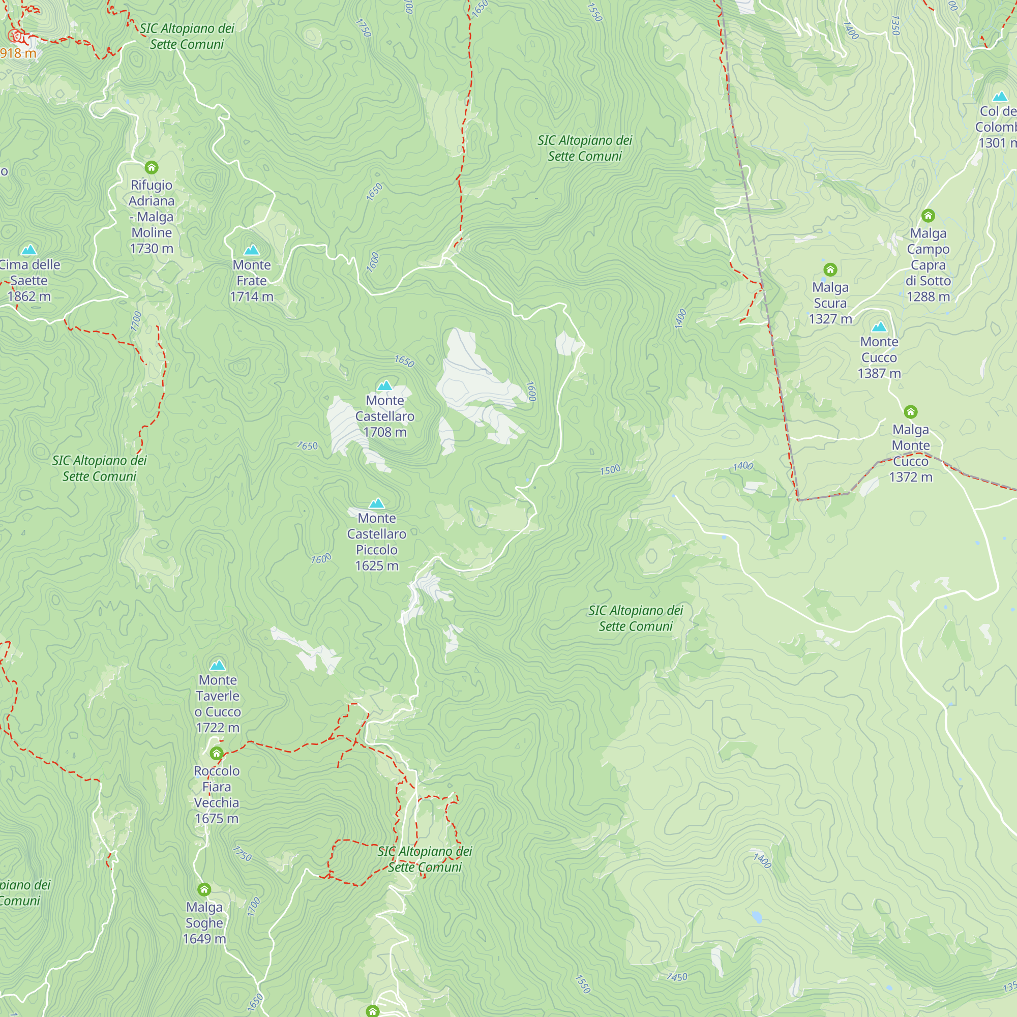 Malga Mandrielle Nuovo Patrimonio map
