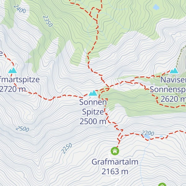 Map of Sonnen Spitze