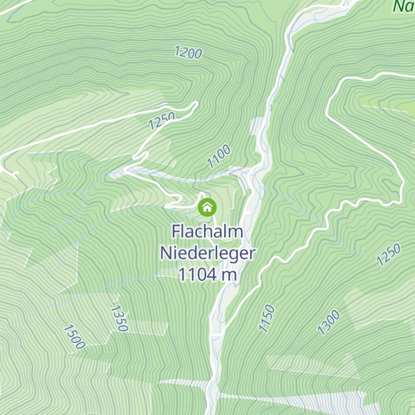 Map of Flachalm Niederleger