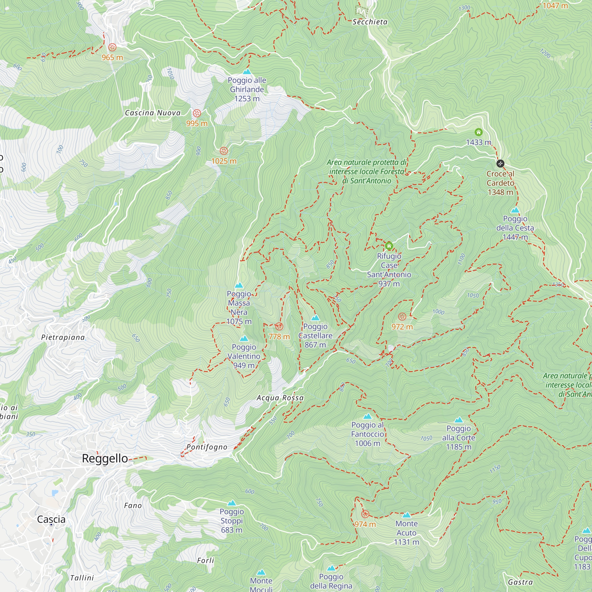 Capanna dei Bandoni map