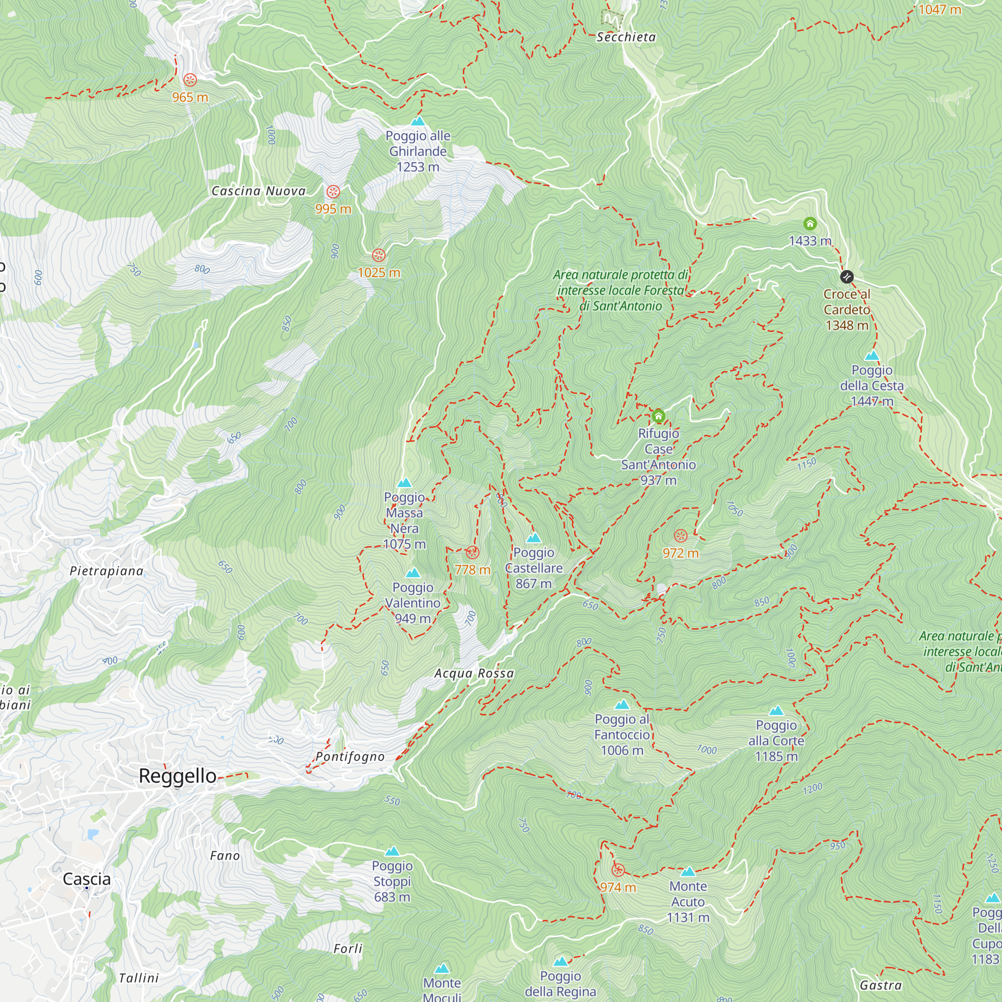 Capanna dei Bandoni map