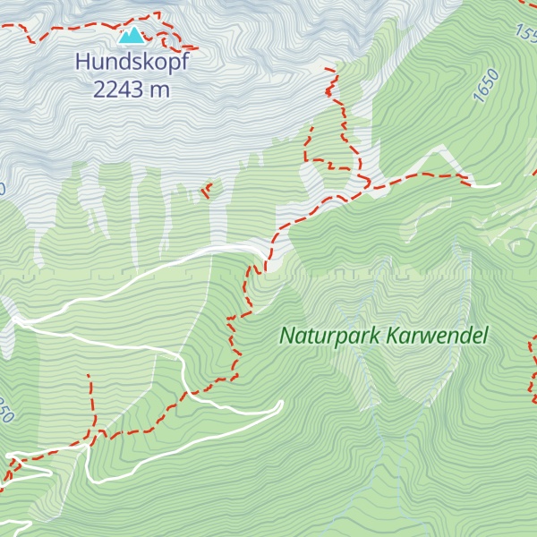 Map of Hinterhorn Alm