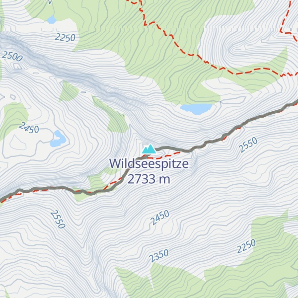 Map of Wildseespitze