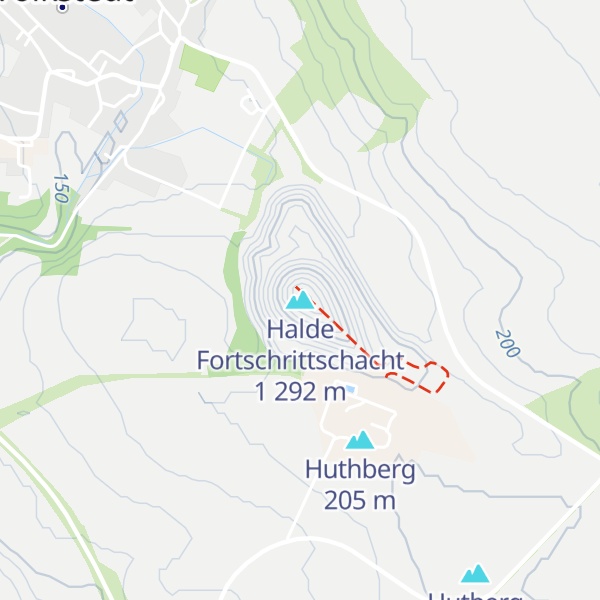 Map of Halde Fortschrittschacht 1