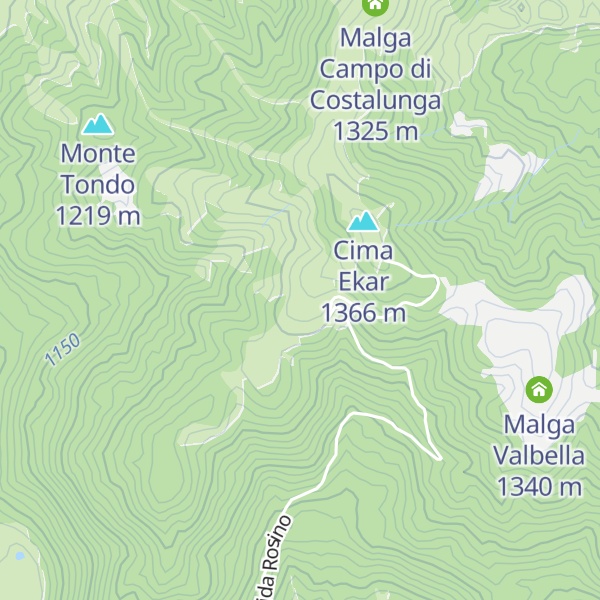 Map of Malga Val Forbice