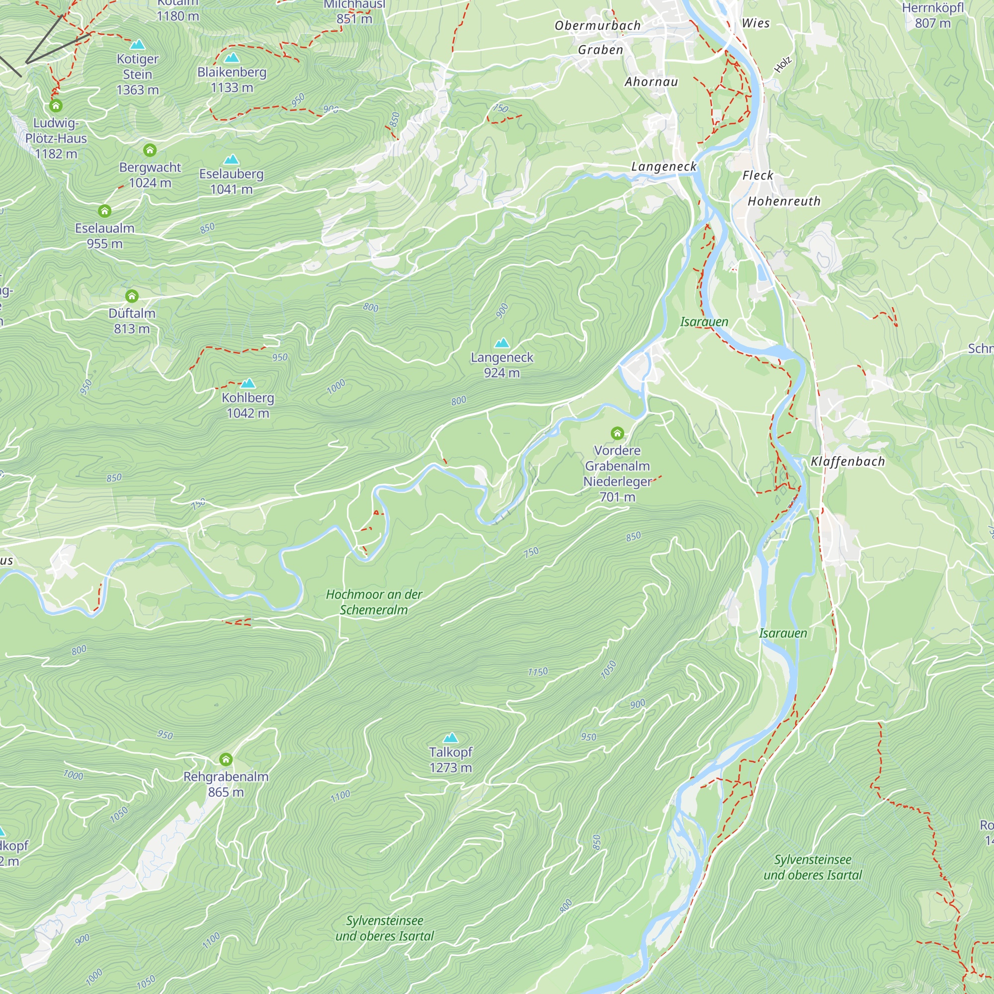 Die urige Hütte map
