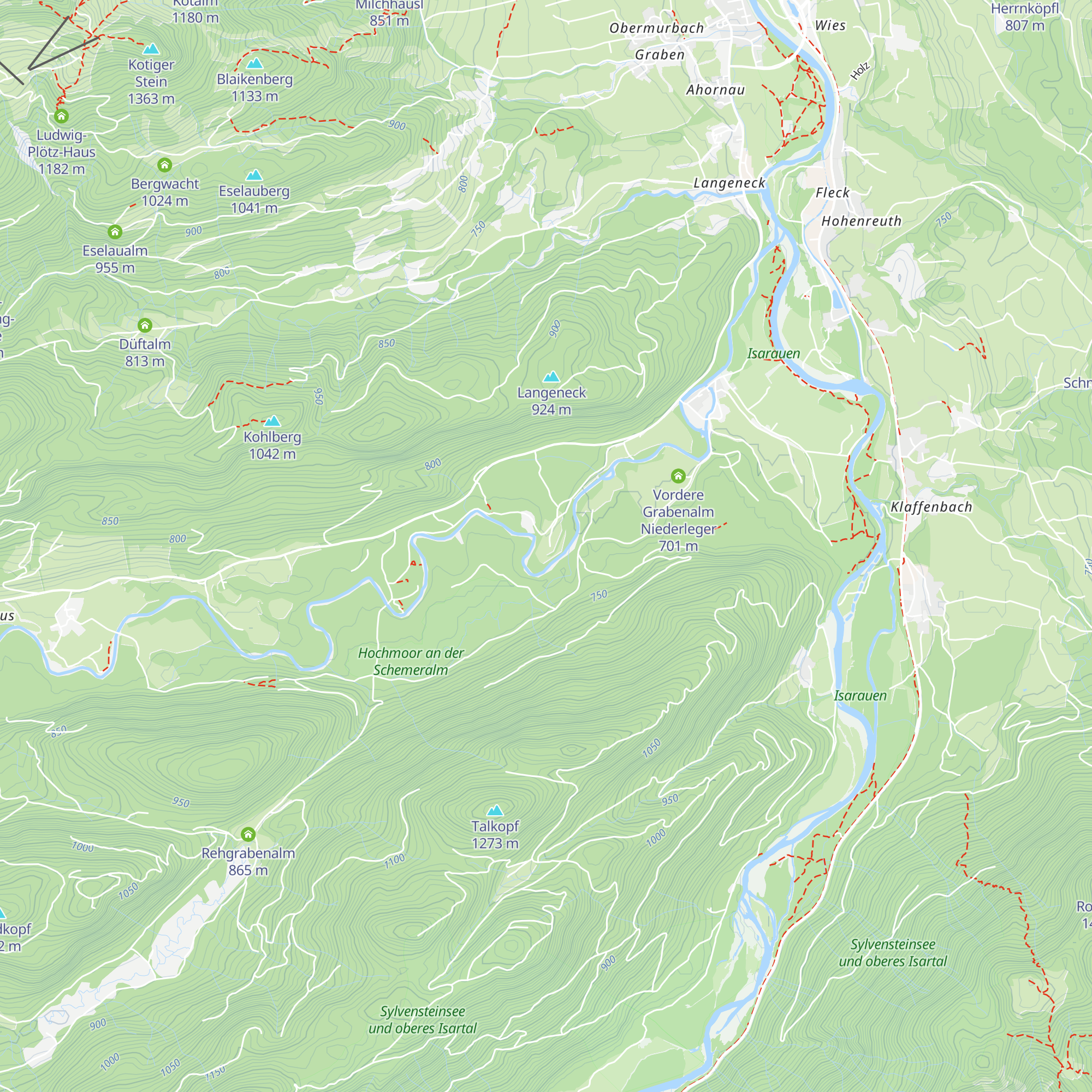 Die urige Hütte map