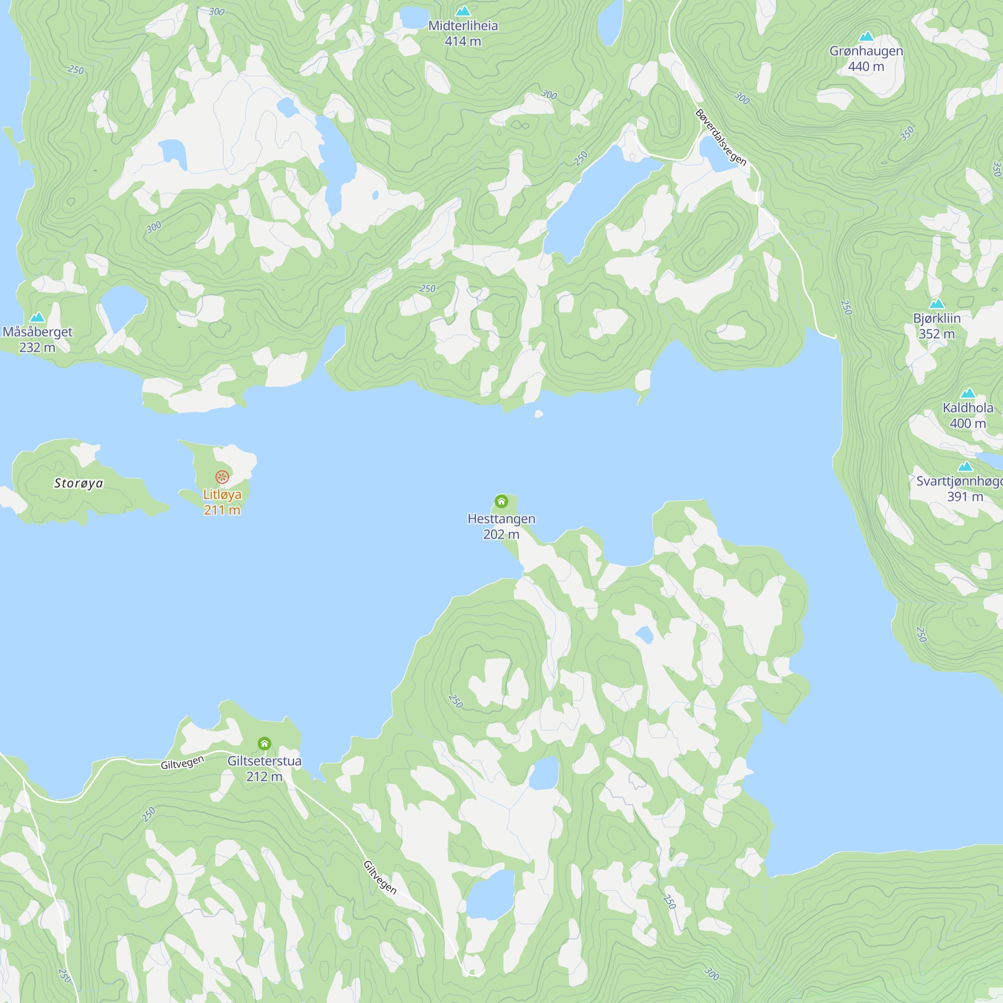 Hesttangen map