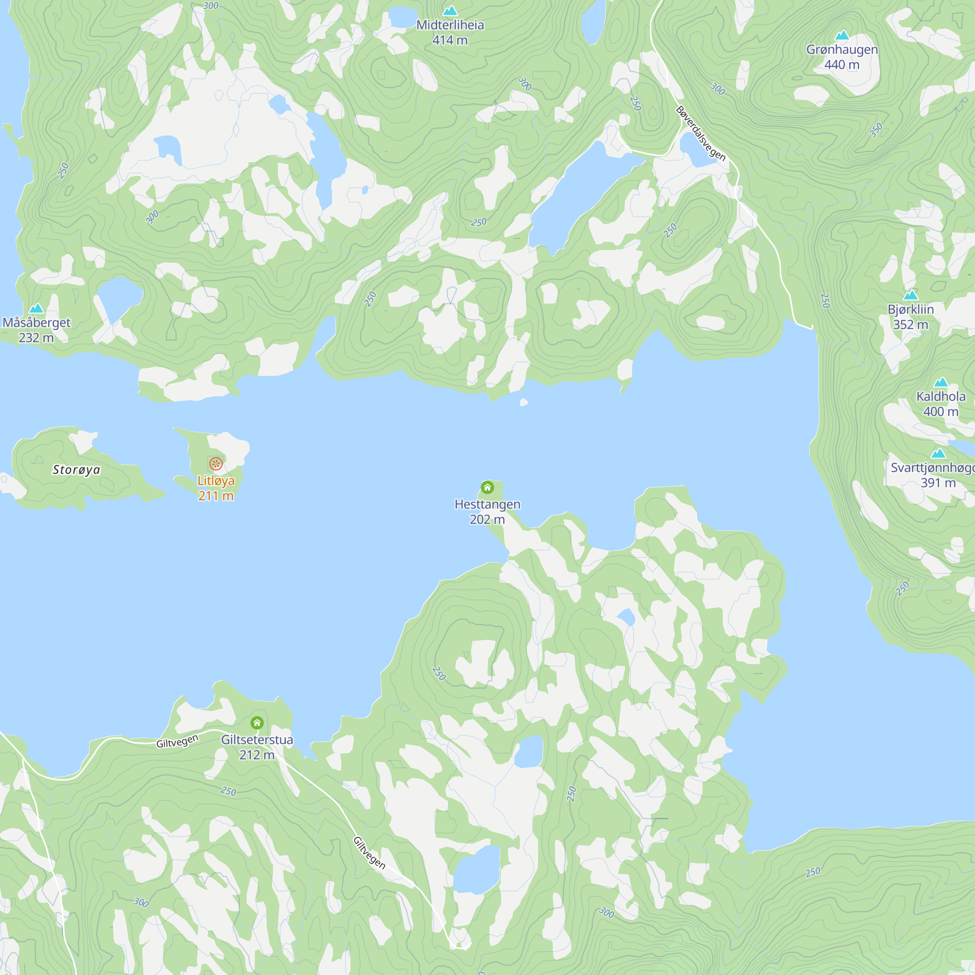 Hesttangen map