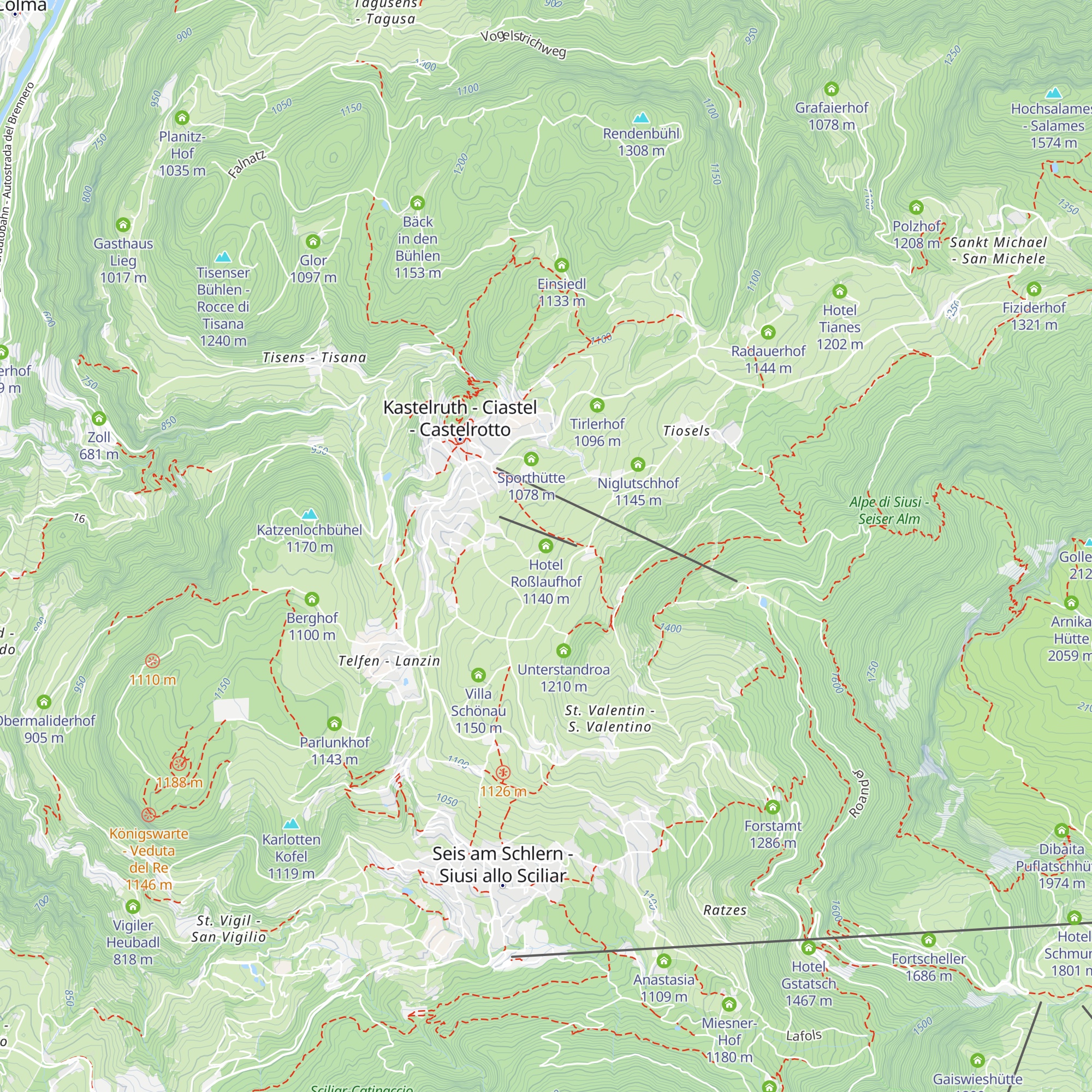 Hotel Roßlaufhof map
