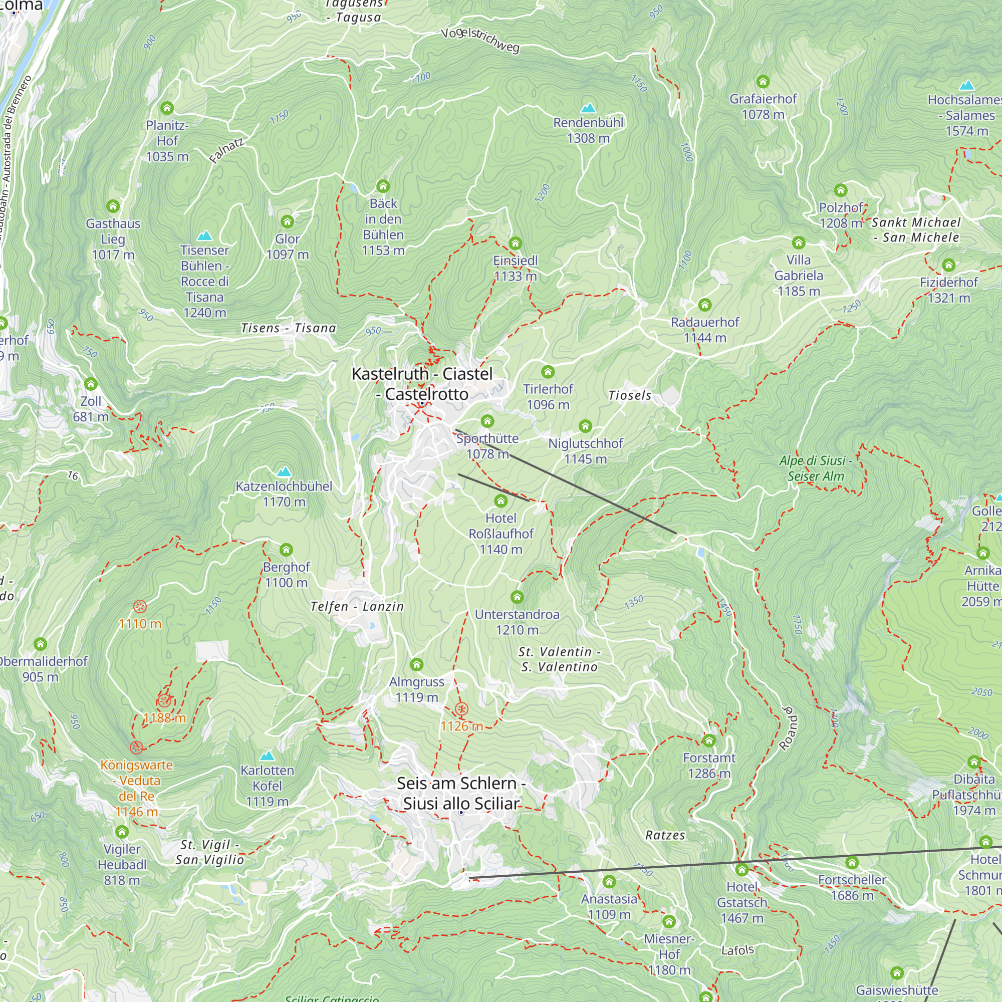 Hotel Roßlaufhof map
