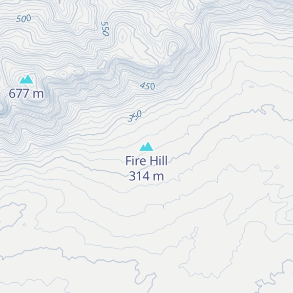 Map of Fire Hill