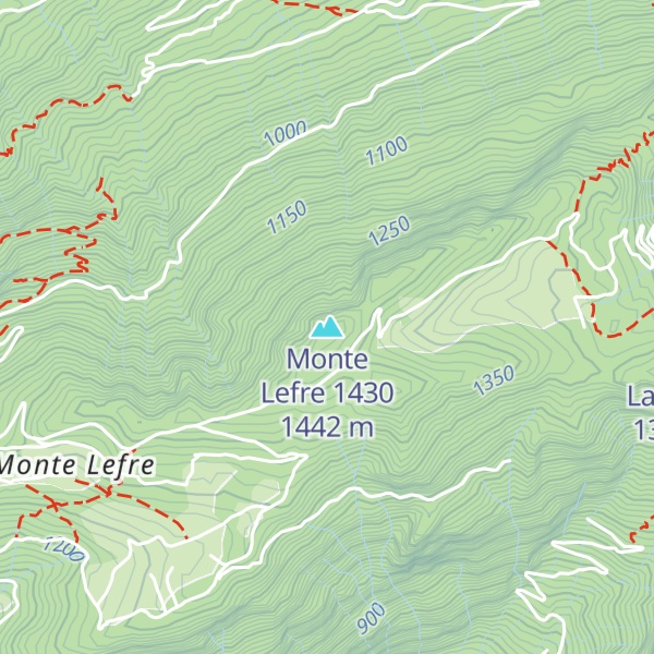 Map of Monte Lefre 1430