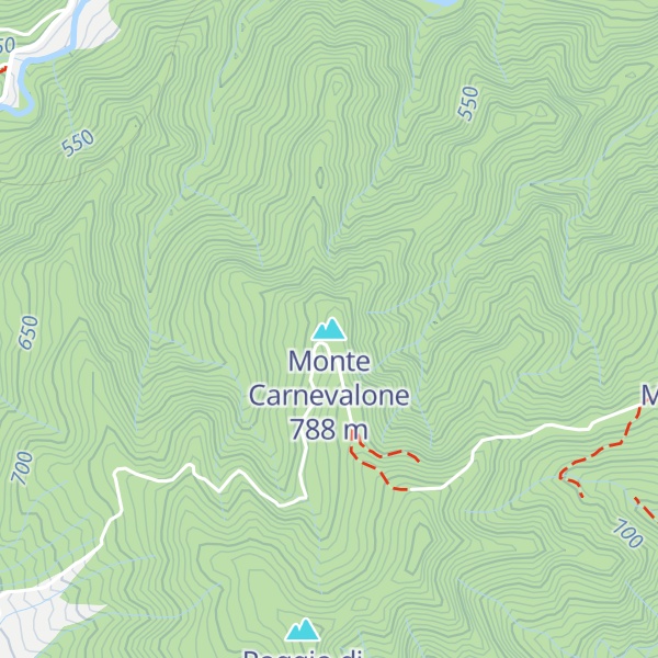 Map of Monte Carnevalone