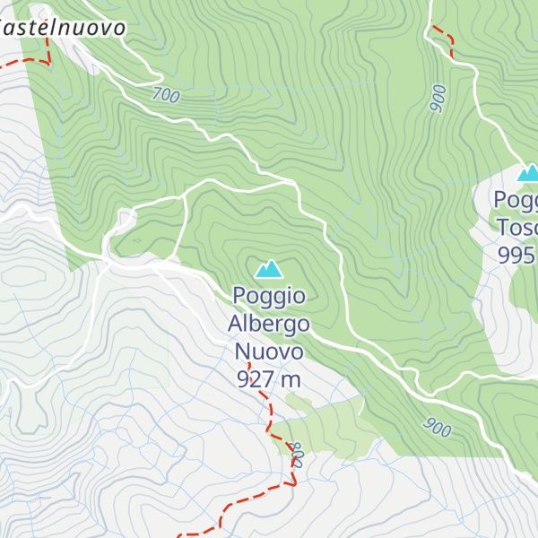 Map of Poggio Albergo Nuovo