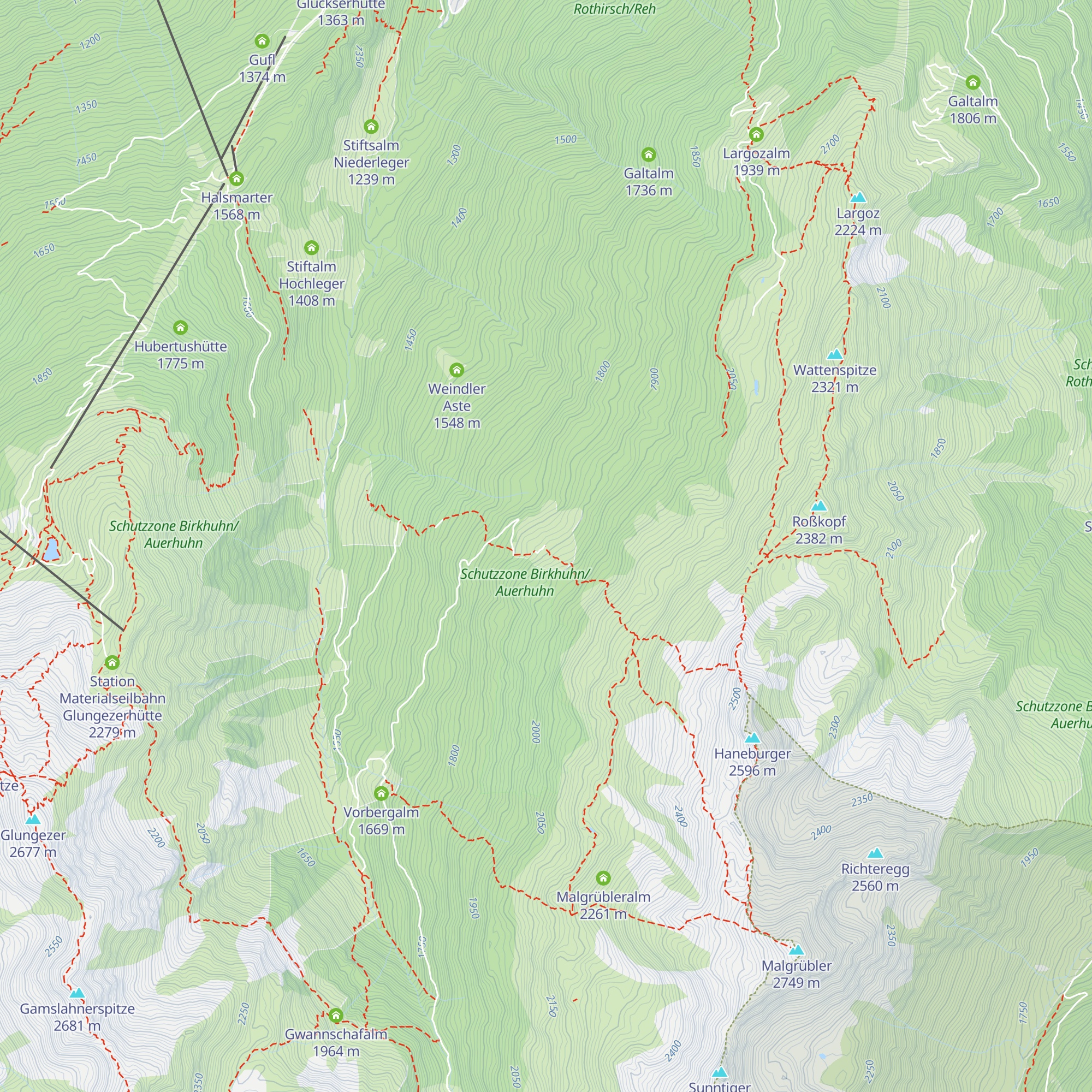 Markis-Alpe map